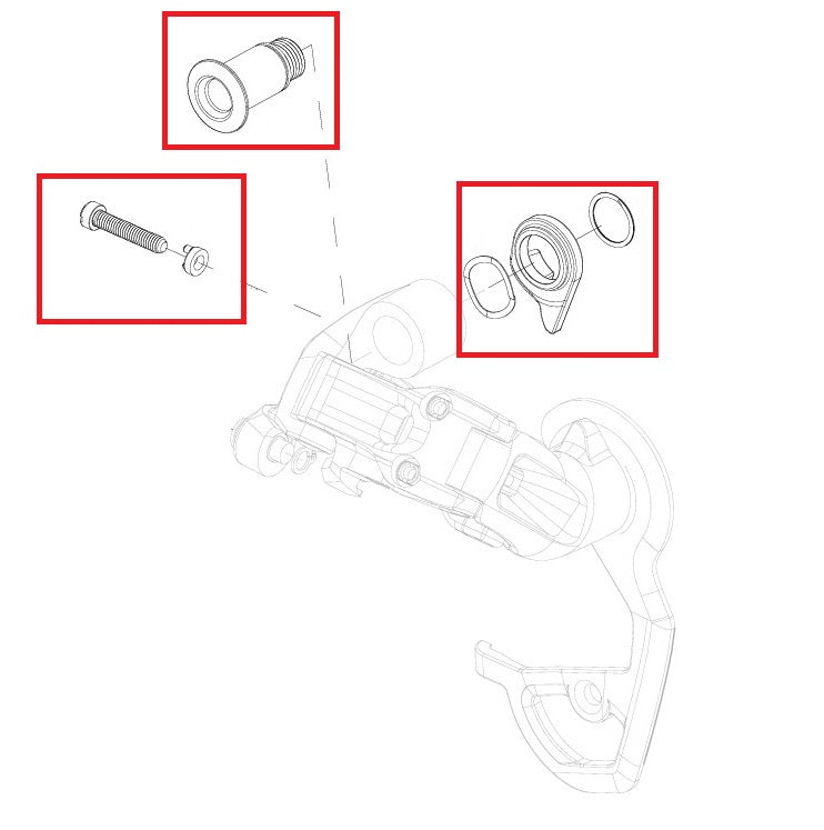 Adjustment and Fixing Screw Kit SRAM RED Rear Derailleur