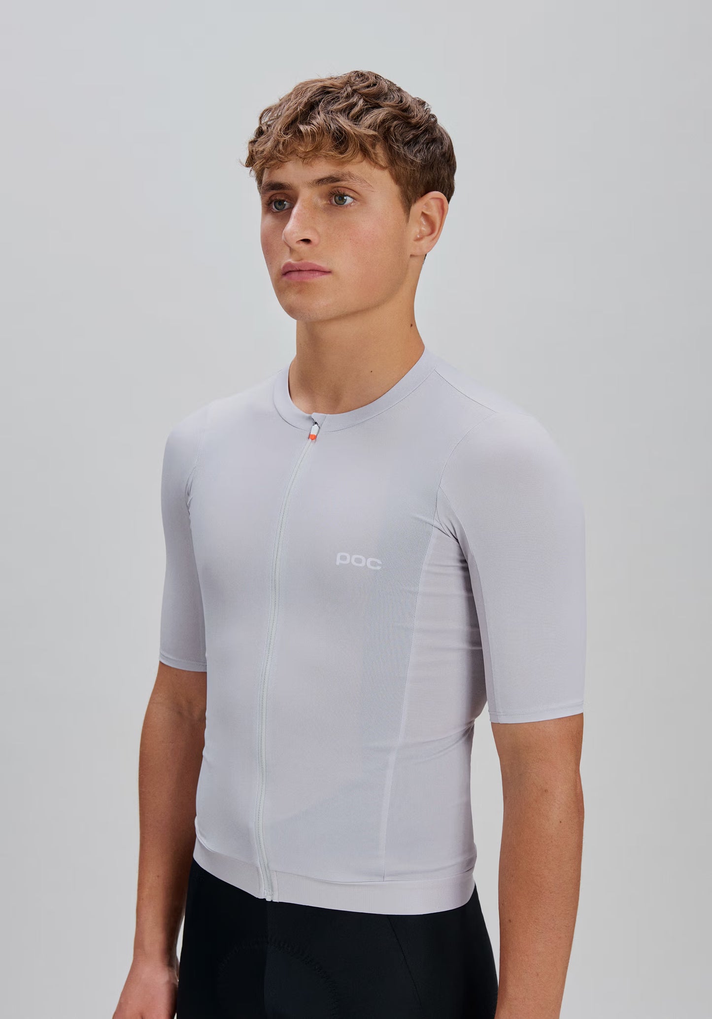 Maillot POC CADENCE Manches Courtes Gris
