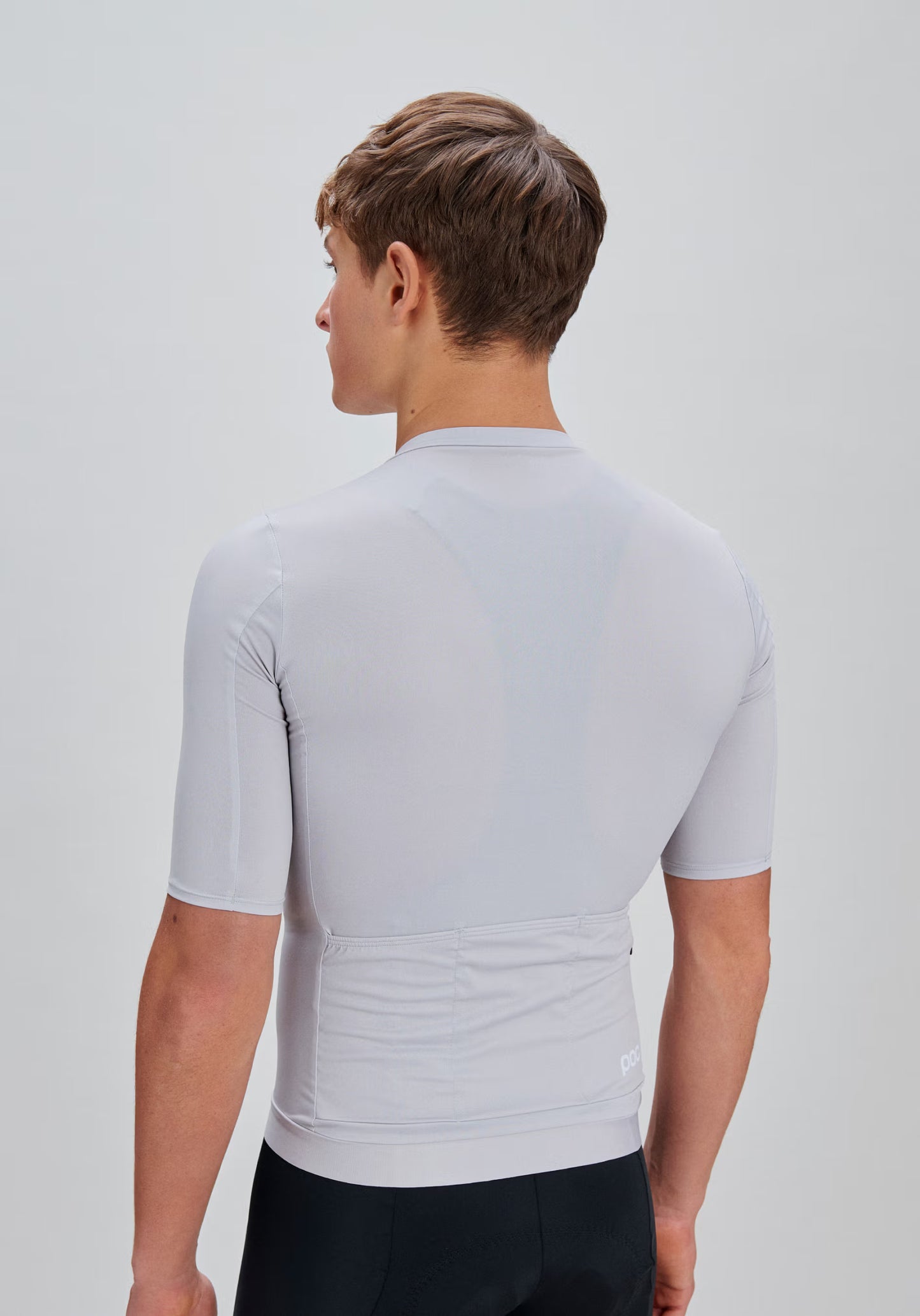 Maillot POC CADENCE Manches Courtes Gris