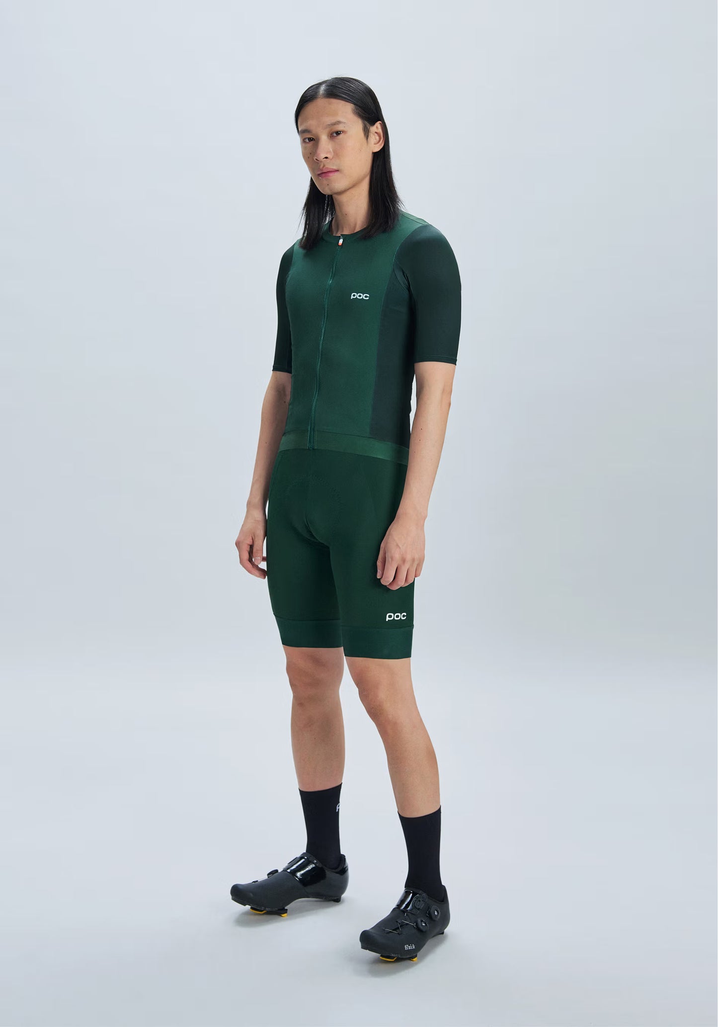Maillot POC CADENCE Manches Courtes Vert