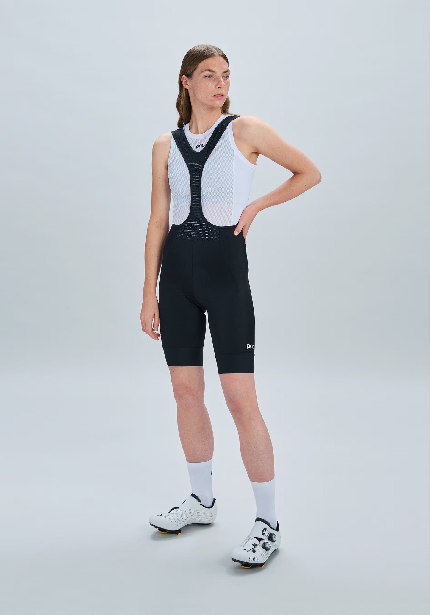 Cuissard Court à Bretelles POC CADENCE Femme Noir