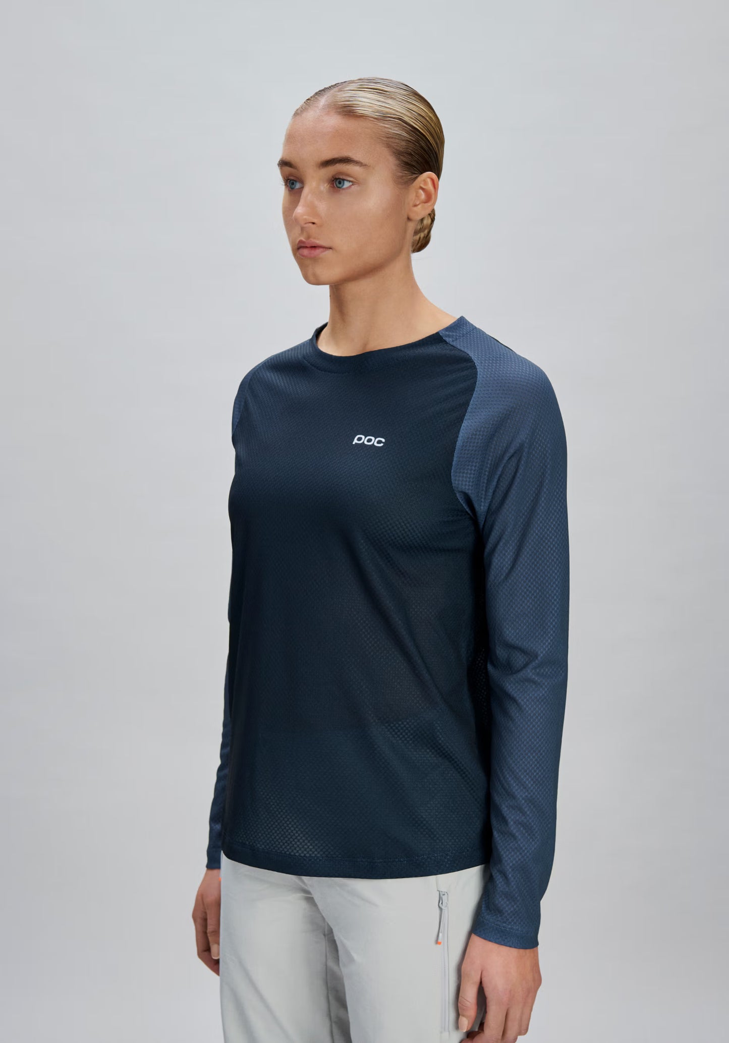 Maillot POC MOTION AIR Maniche Lunghe Donna Blu Marino
