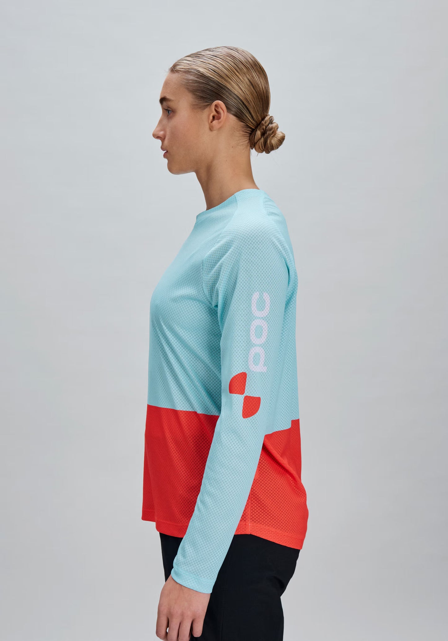 POC MOTION AIR Long Sleeve Women's Jersey Blue/Orange