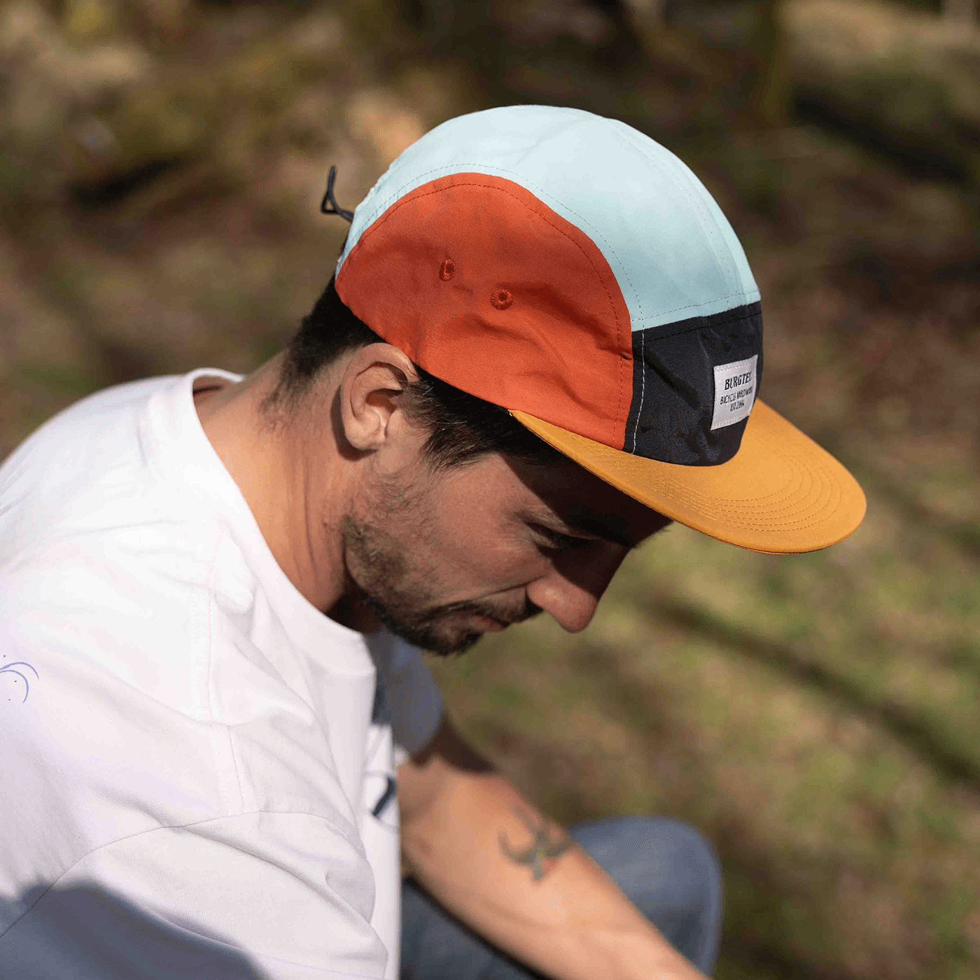 Casquette BURGTEC COURIER FIVE PANEL Moutarde