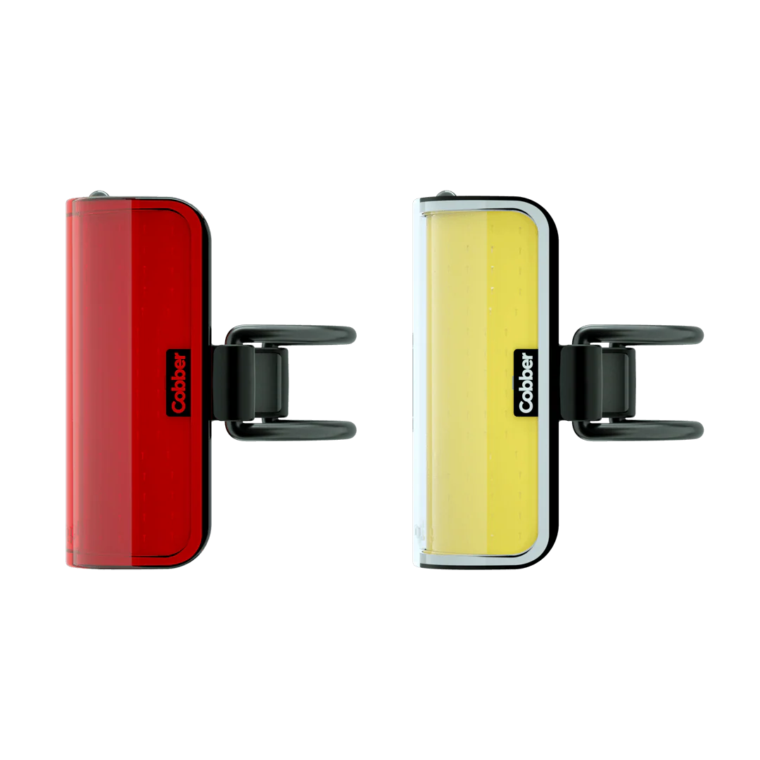 For- og Baglygtsæt KNOG MID COBBER TWINPACK