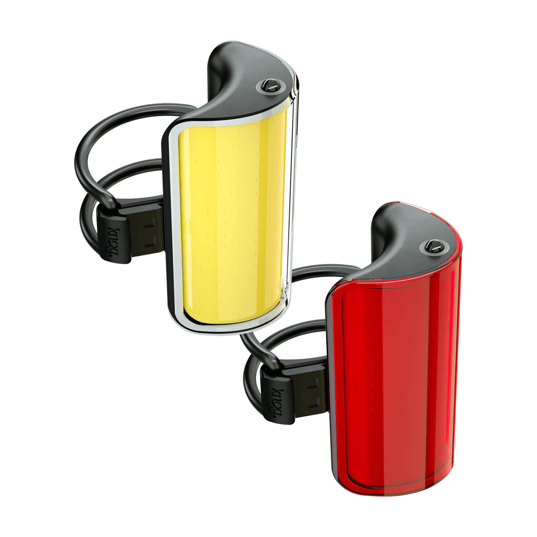 For- og Baglygtsæt KNOG MID COBBER TWINPACK