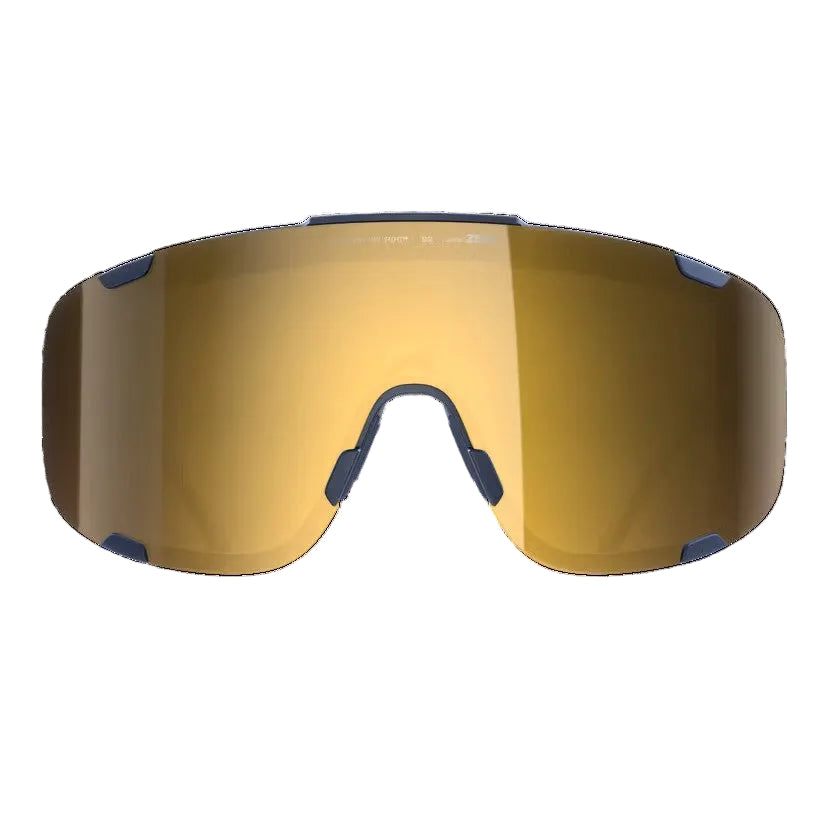 POC DEVOUR WF+ -aurinkolasit Tummansininen Clarity Road Partly Sunny Gold -linssi