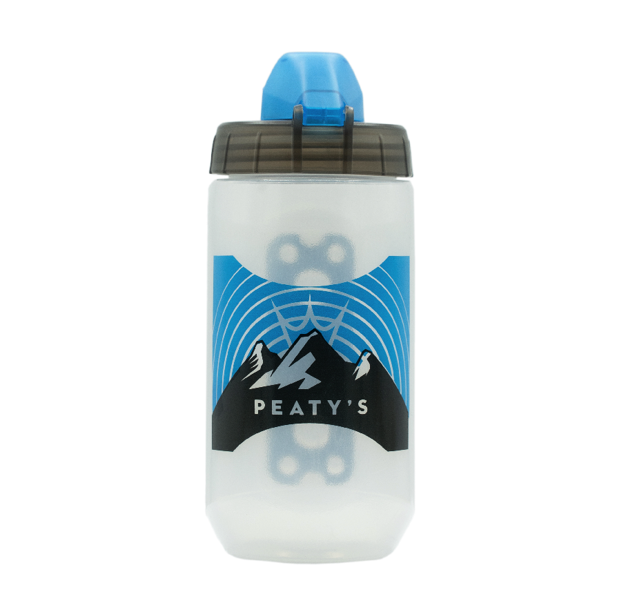 Kit Bidon et Porte-Bidon PEATY'S X FIDLOCK Sunrise (450ml) Transparent