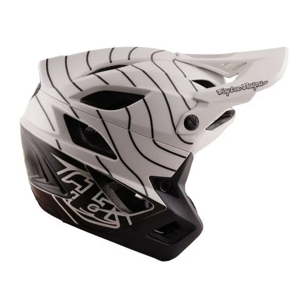 MTB helma TROY LEE DESIGNS STAGE STUNT AIRWAVES PUMICE MIPS bílá/černá