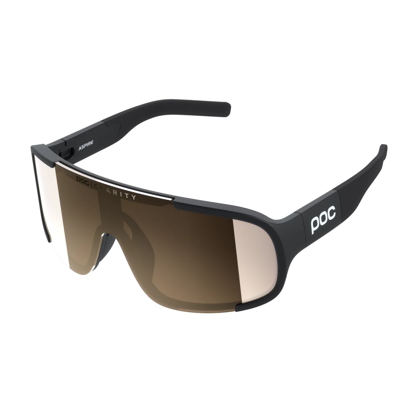 Lunettes POC ASPIRE WF Noir Verre Clarity Trail Partly Sunny Silver