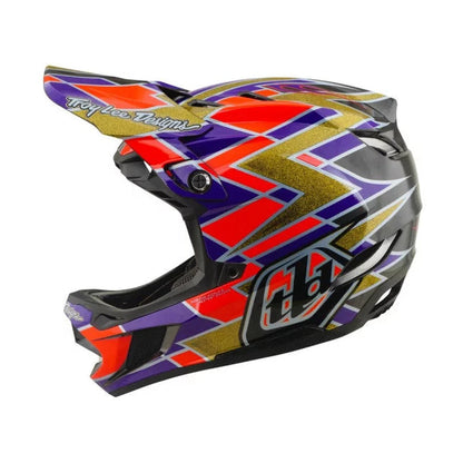 ΚΡΑΝΟΣ MTB TROY LEE DESIGNS D4 CARBON MIPS FLUSH Πορτοκαλί/Μωβ