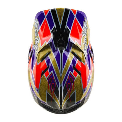 ΚΡΑΝΟΣ MTB TROY LEE DESIGNS D4 CARBON MIPS FLUSH Πορτοκαλί/Μωβ