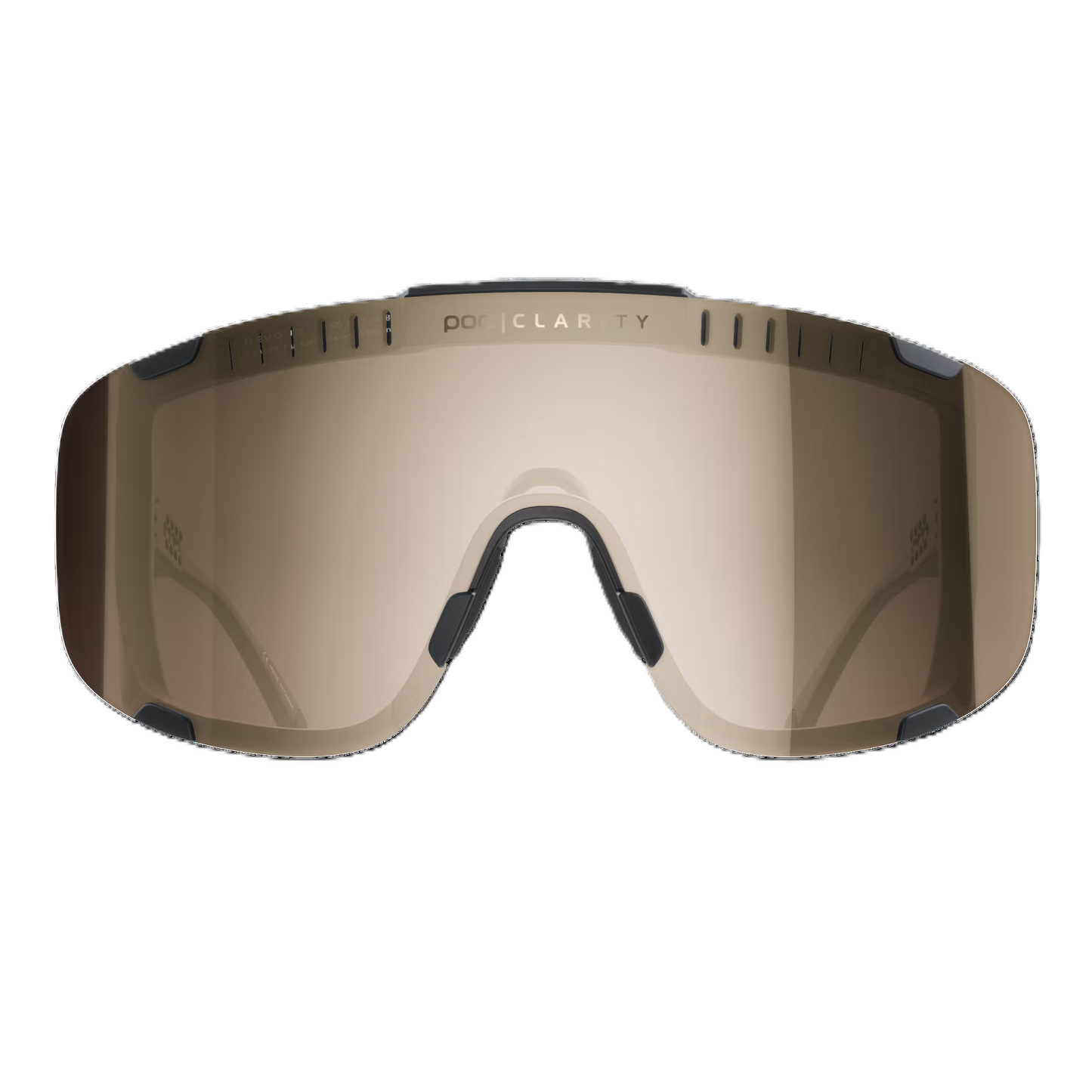 Lunettes POC DEVOUR+ Noir Verre Clarity Trail Partly Sunny Silver