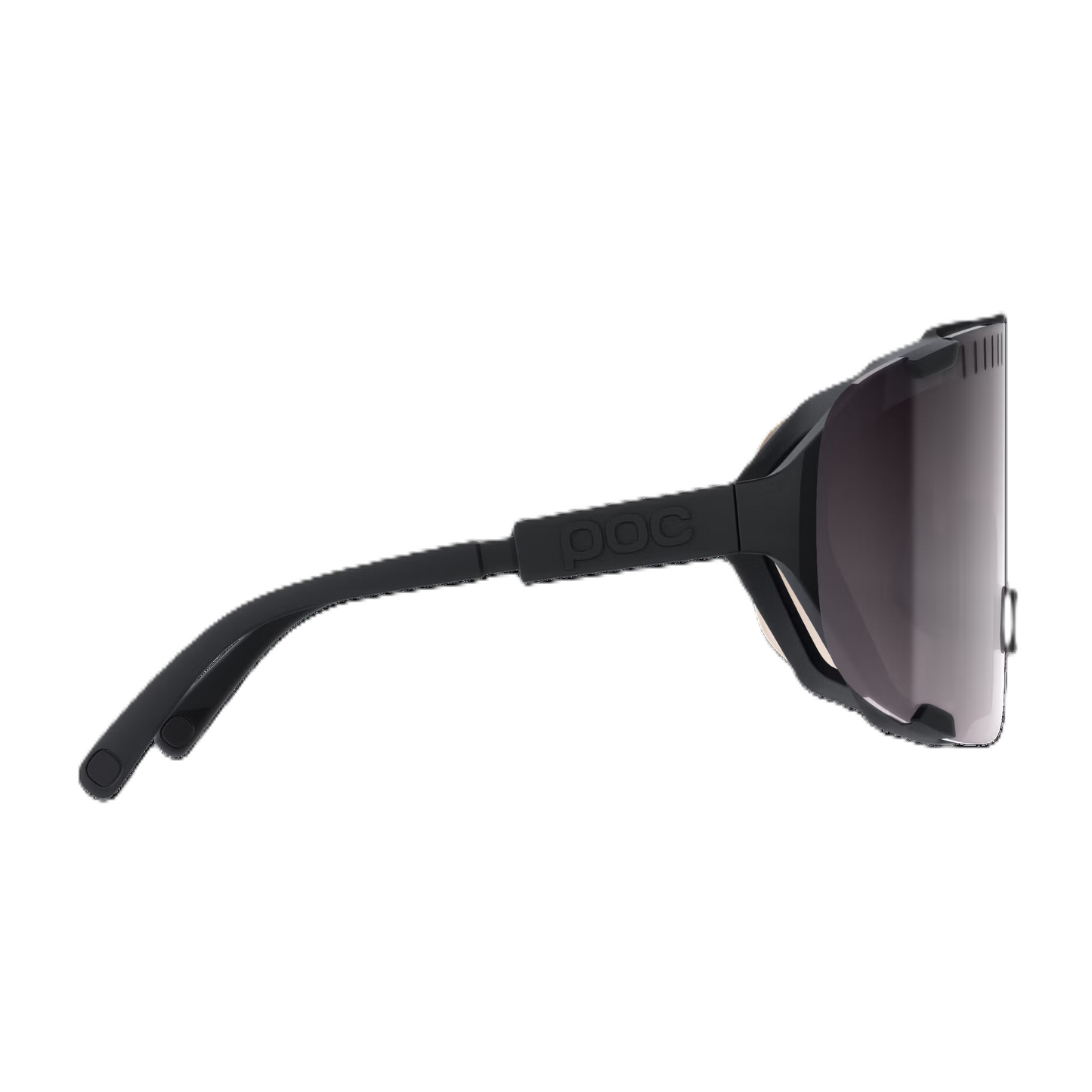 Lunettes POC DEVOUR+ Noir Verre Clarity Trail Partly Sunny Silver