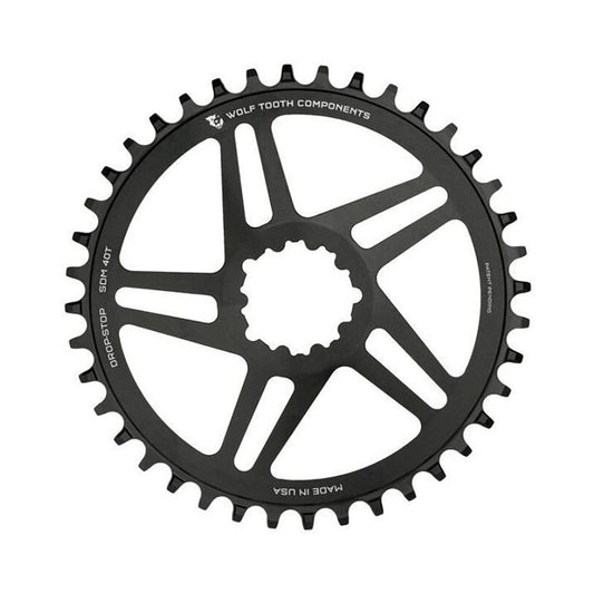 WOLF TOOTH BB30 -yksittäiseturatas, SRAM-suorakiinnitys — eturatas valkoisella taustalla