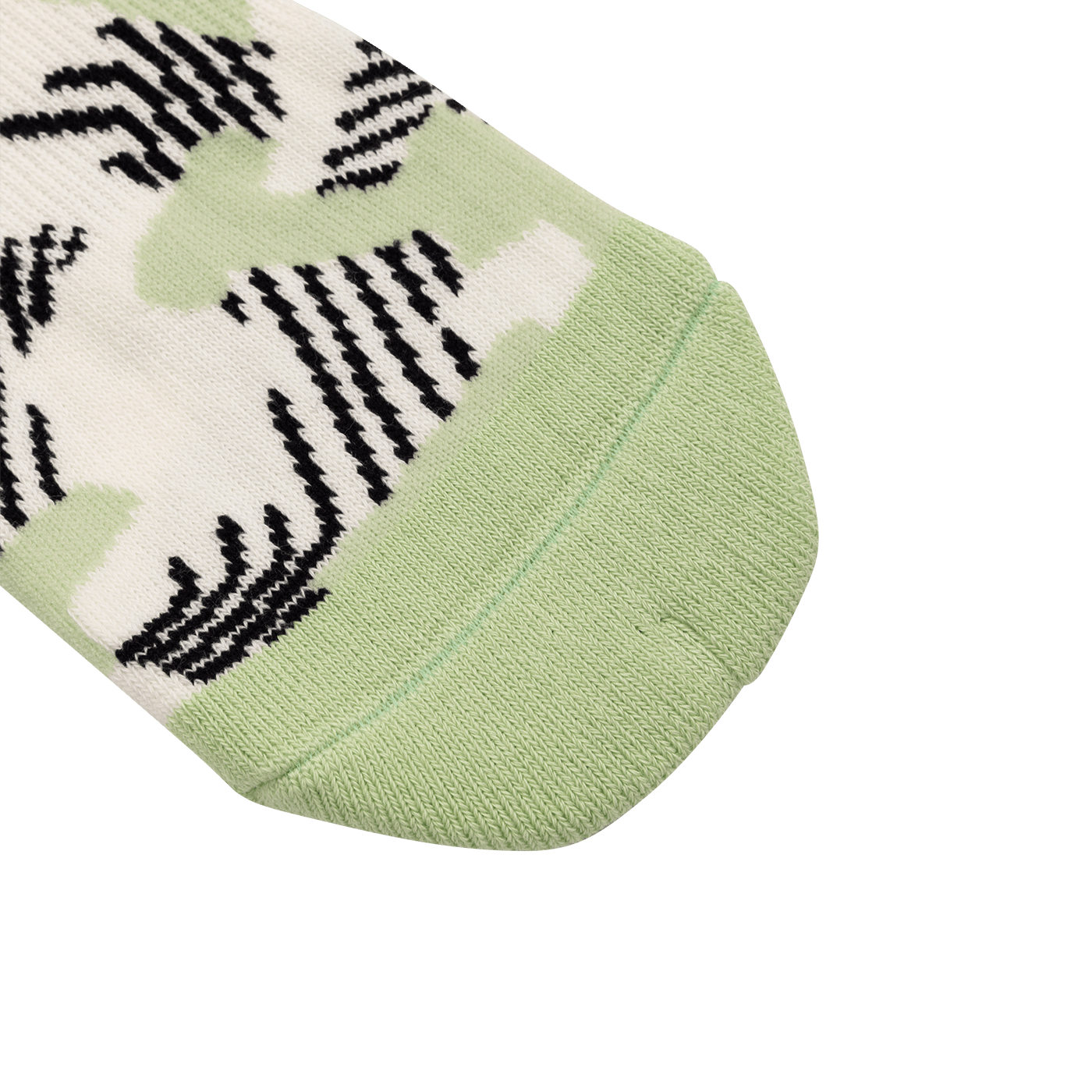 Chaussettes BURGTEC EVERYDAY CREW PATTERNED Blanc/Vert