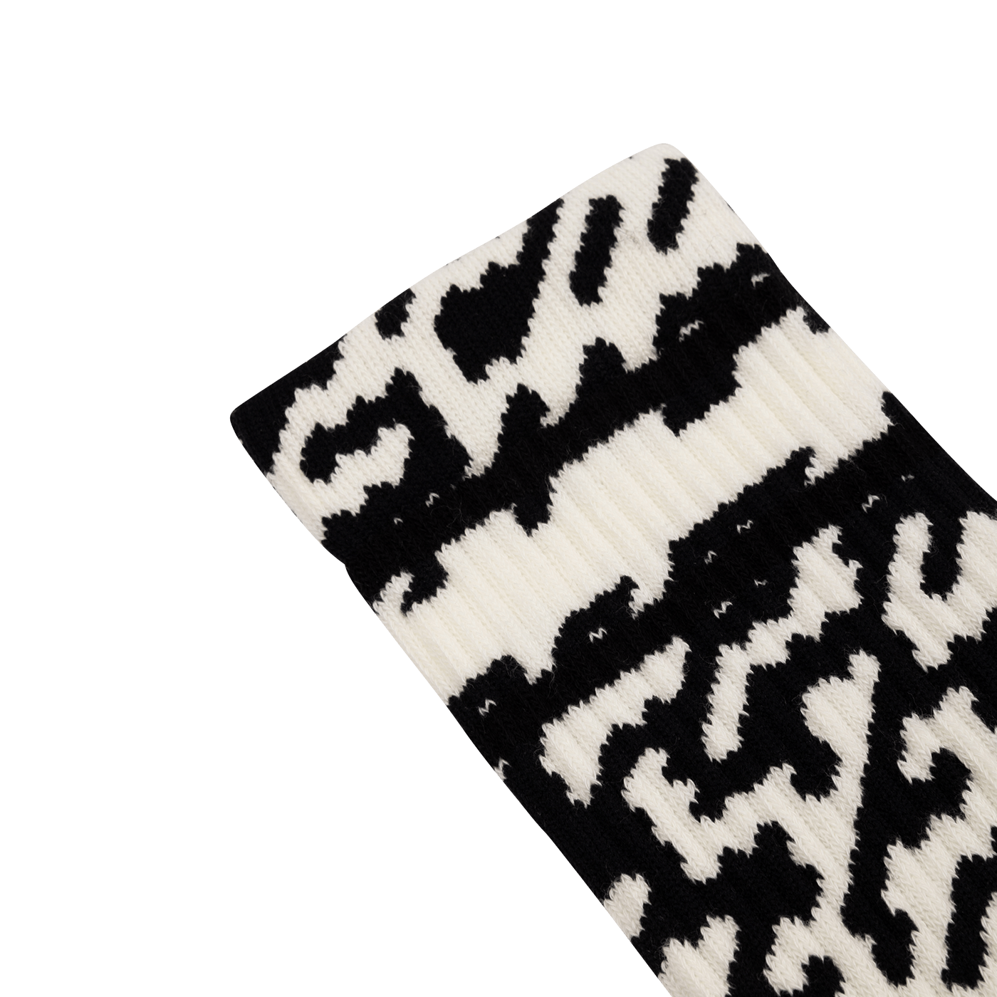 Chaussettes BURGTEC EVERYDAY CREW PATTERNED Noir/Blanc