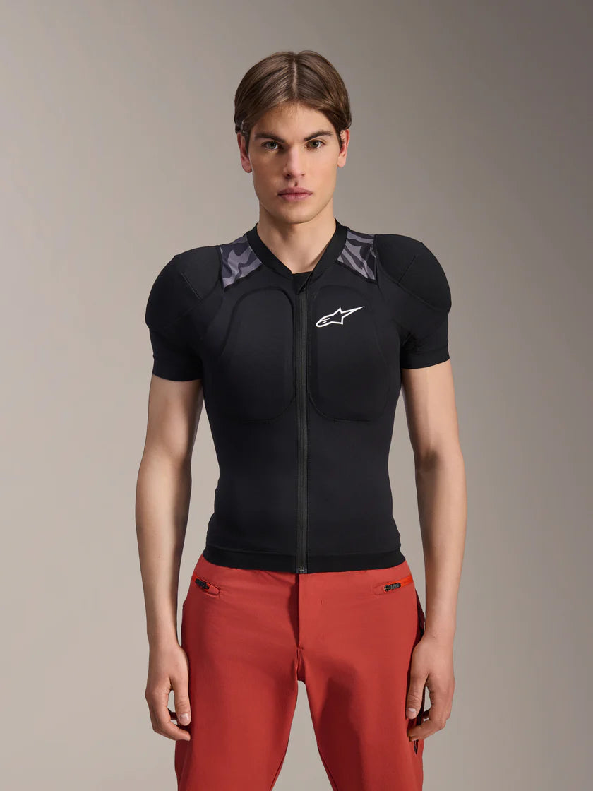 Schutzweste ALPINESTARS A-MOTION PLASMA Kurze Ärmel Schwarz/Camo