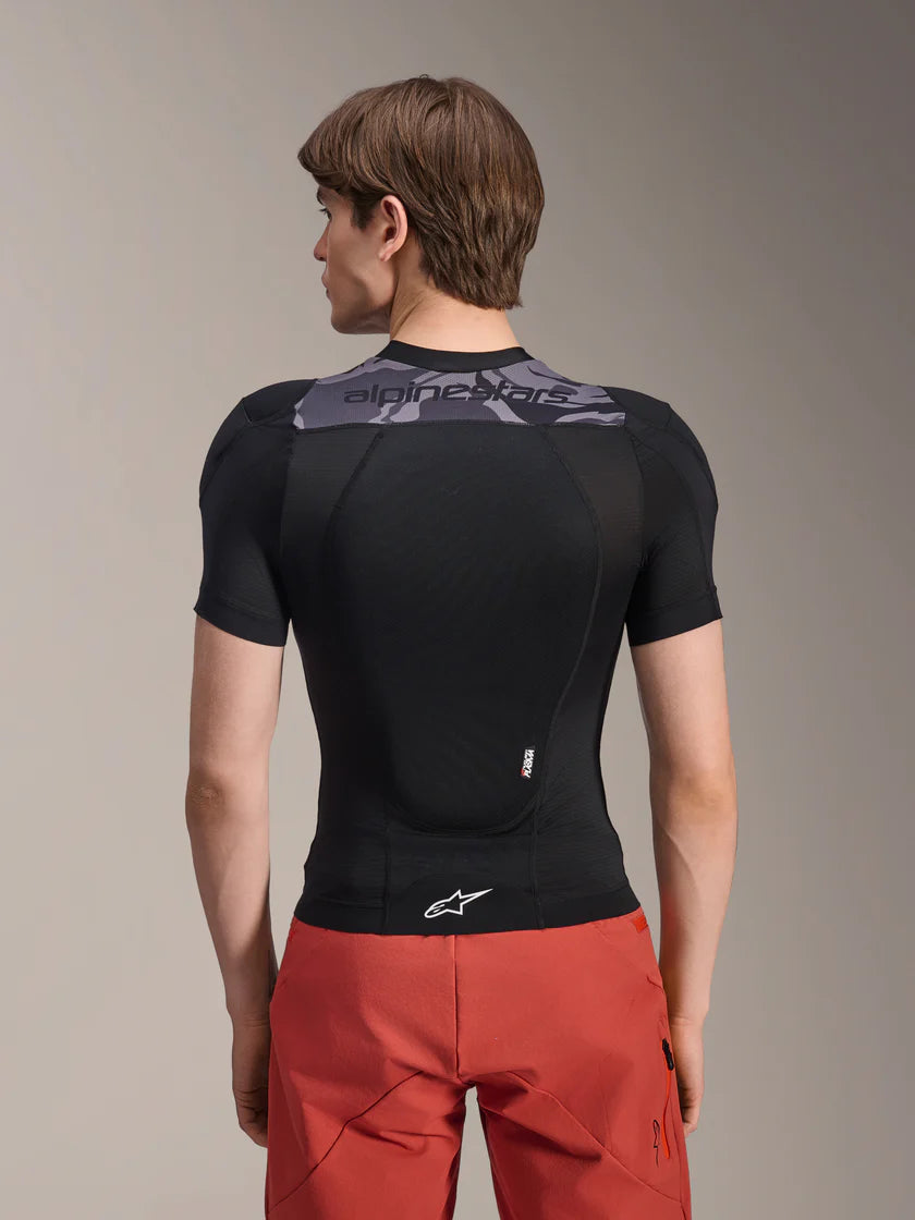 Schutzweste ALPINESTARS A-MOTION PLASMA Kurze Ärmel Schwarz/Camo