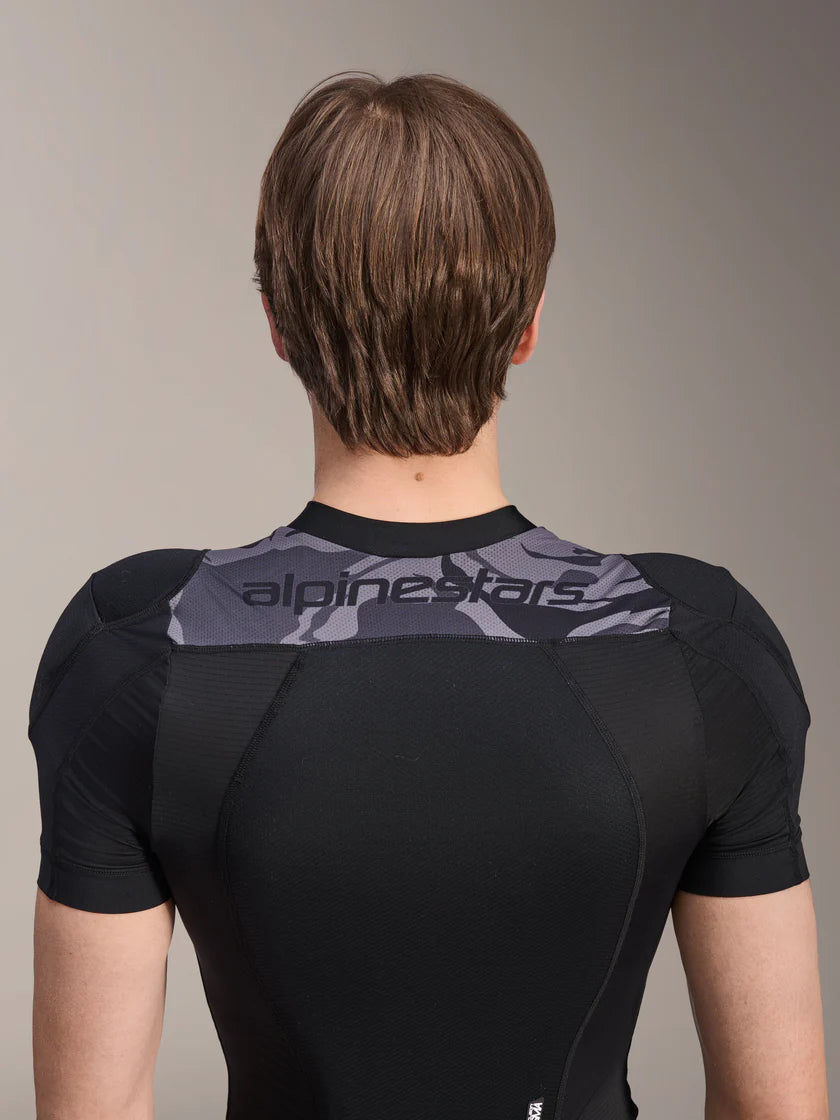 Schutzweste ALPINESTARS A-MOTION PLASMA Kurze Ärmel Schwarz/Camo