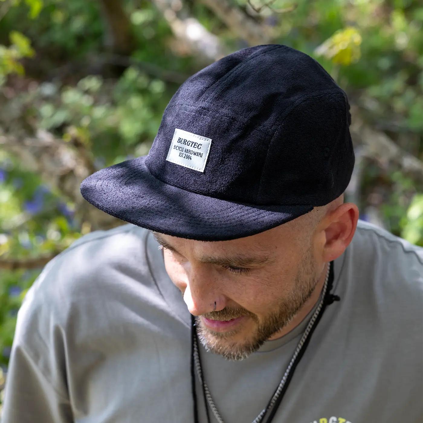 Casquette BURGTEC ARCADE FIVE PANEL Noir