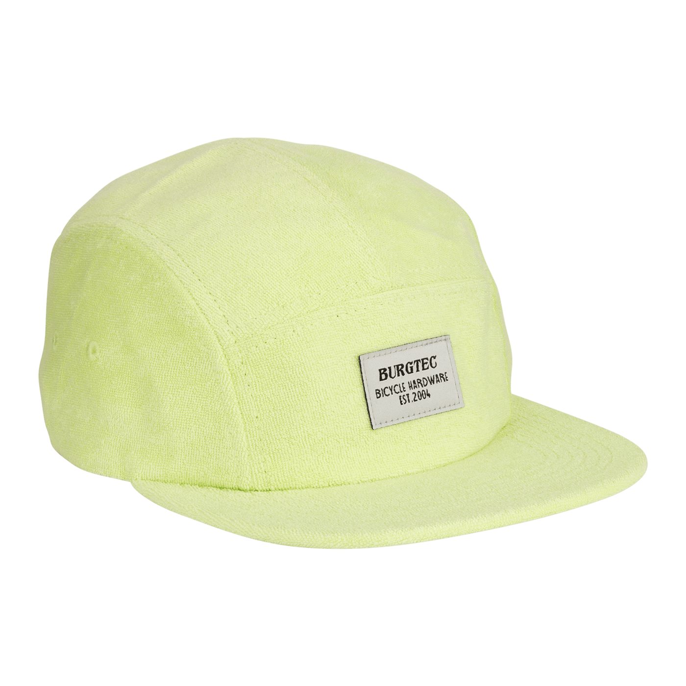 Casquette BURGTEC ARCADE FIVE PANEL Jaune Limonade