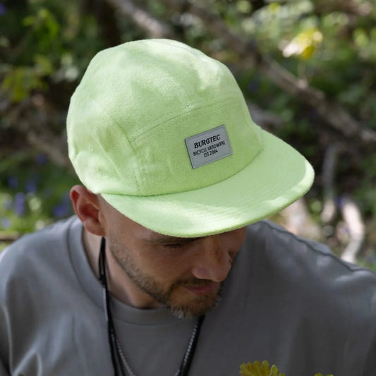 Casquette BURGTEC ARCADE FIVE PANEL Jaune Limonade