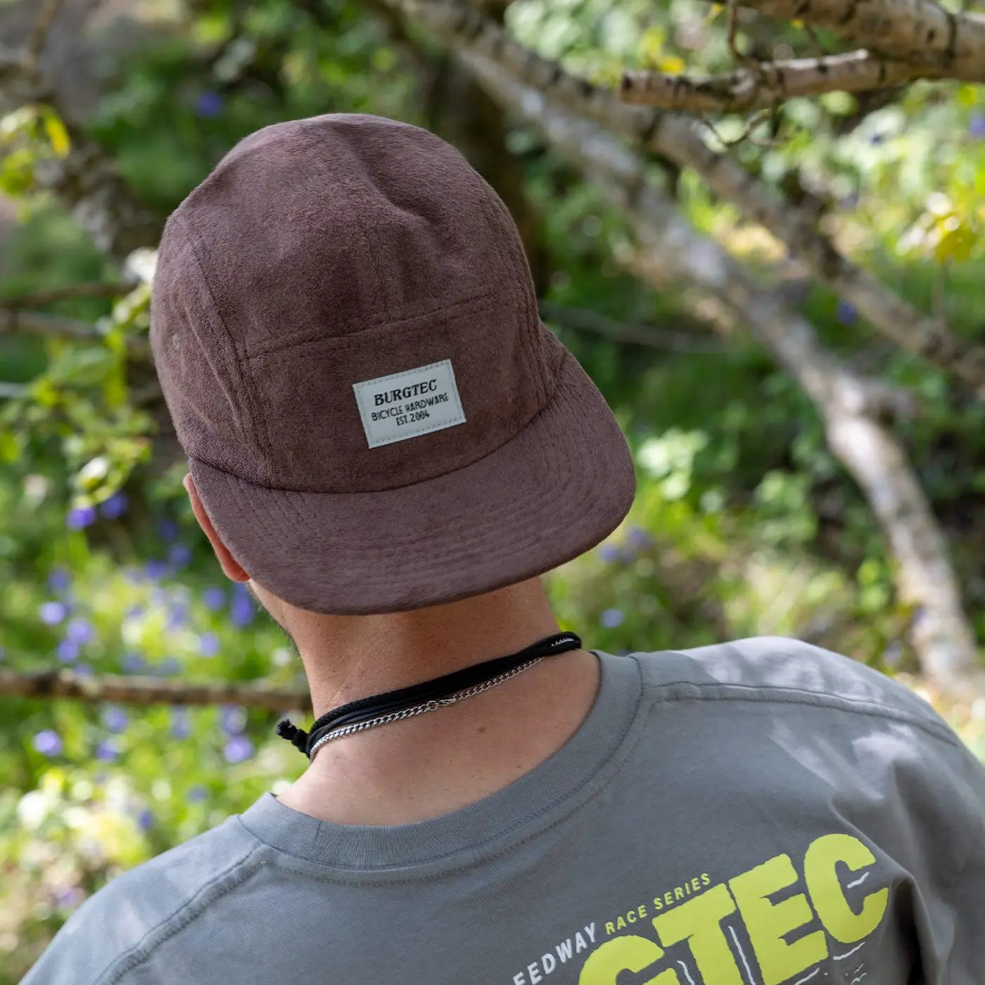 Casquette BURGTEC ARCADE FIVE PANEL Marron