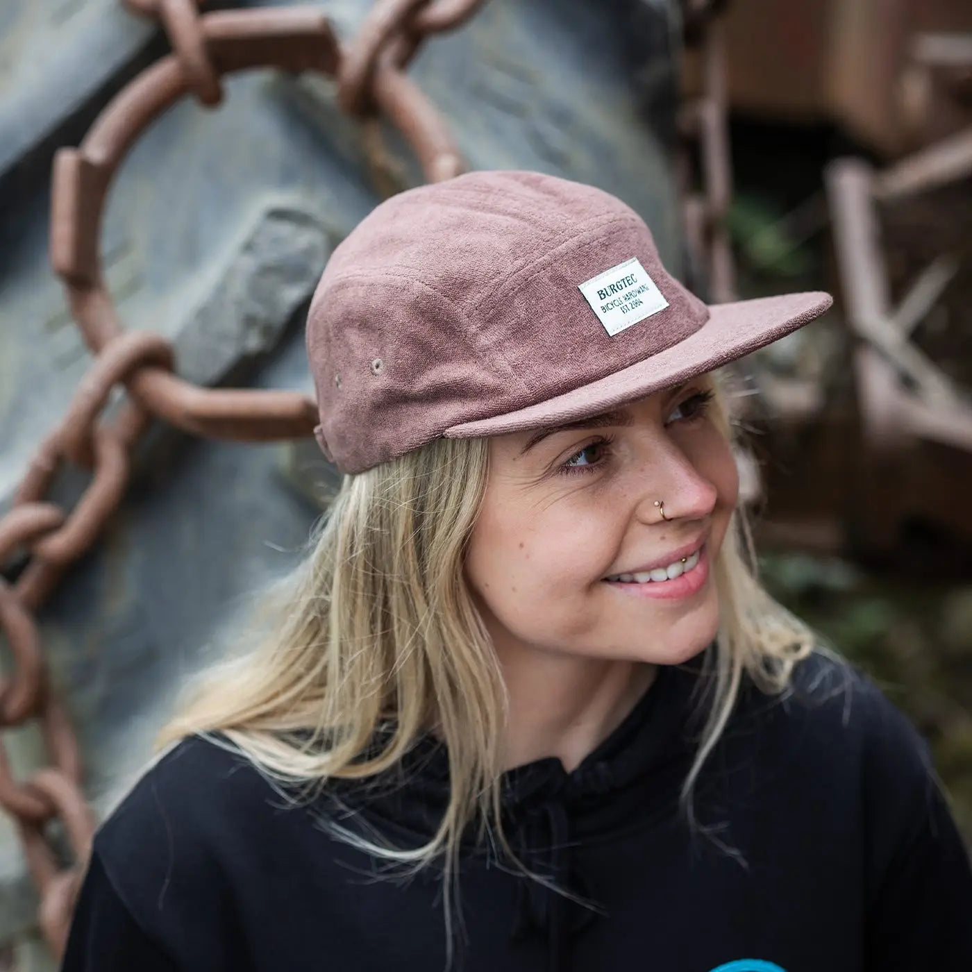 Casquette BURGTEC ARCADE FIVE PANEL Marron