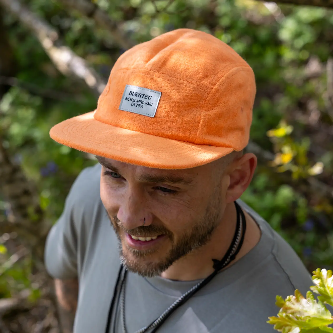 Casquette BURGTEC ARCADE FIVE PANEL Orange