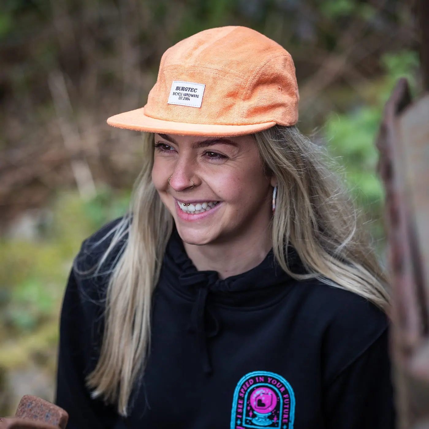 Casquette BURGTEC ARCADE FIVE PANEL Orange