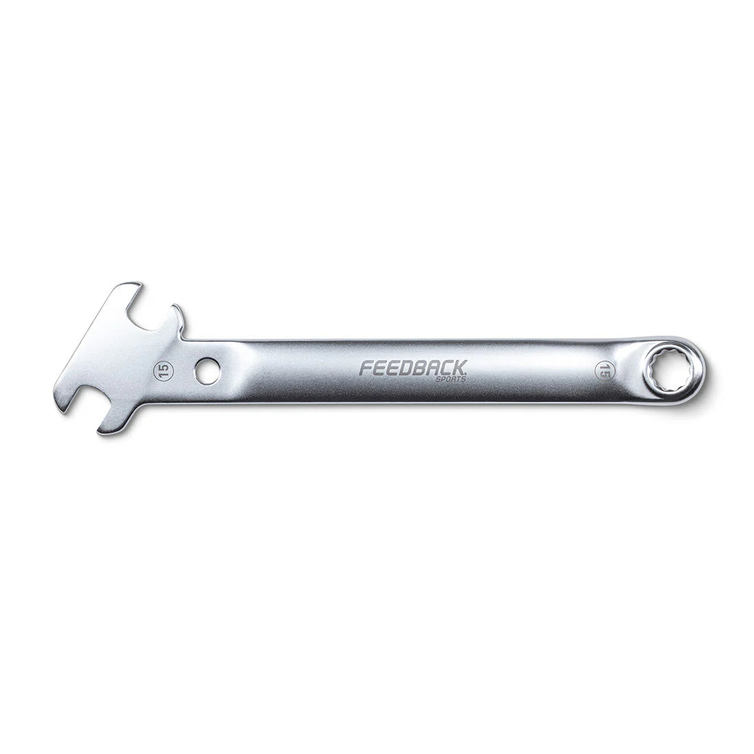 Clé à Pédale et Écrou 15mm FEEDBACK SPORTS Pedal Wrench Combo
