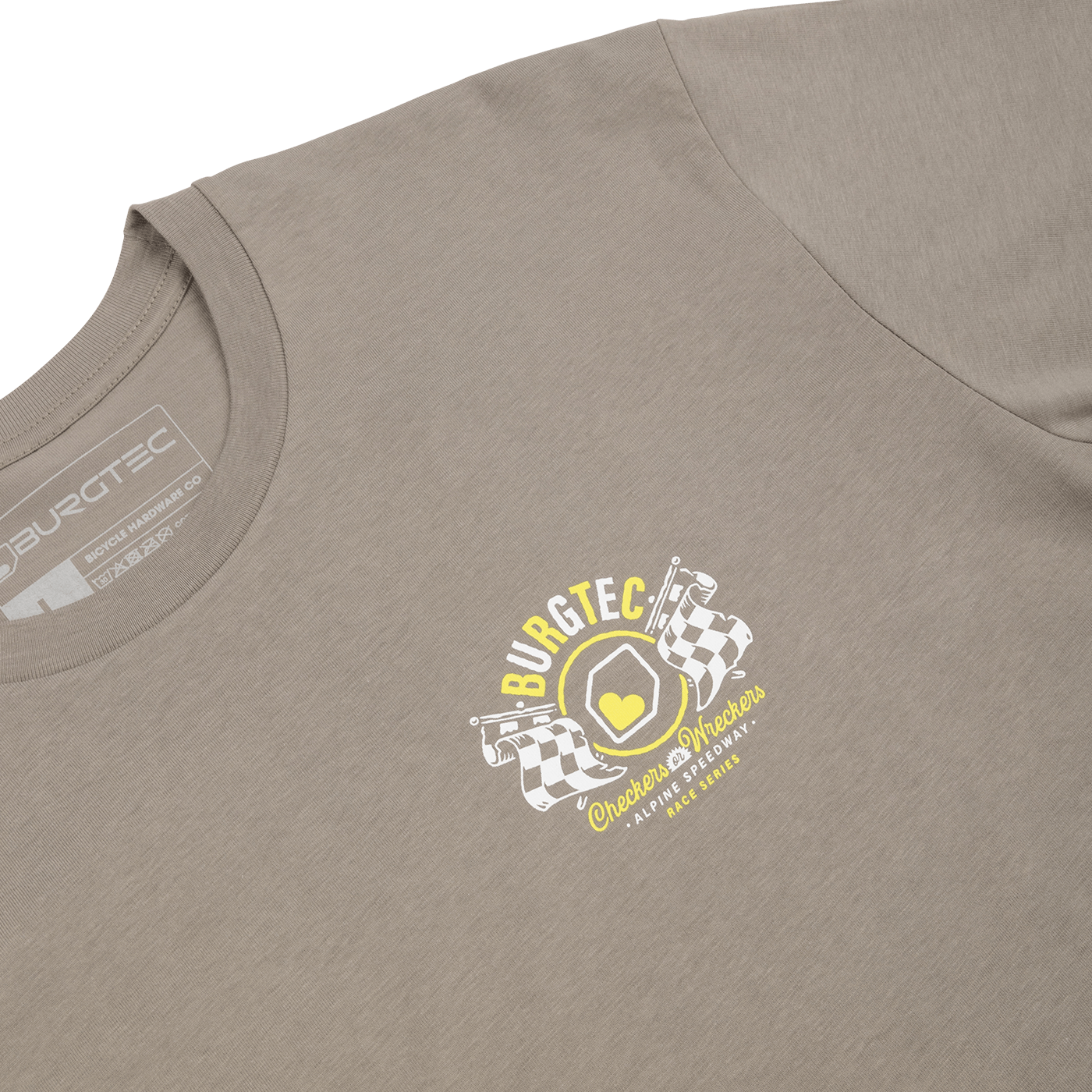 T-Shirt BURGTEC ALPINE SPEEDWAY Gris