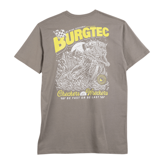 T-Shirt BURGTEC ALPINE SPEEDWAY Gris