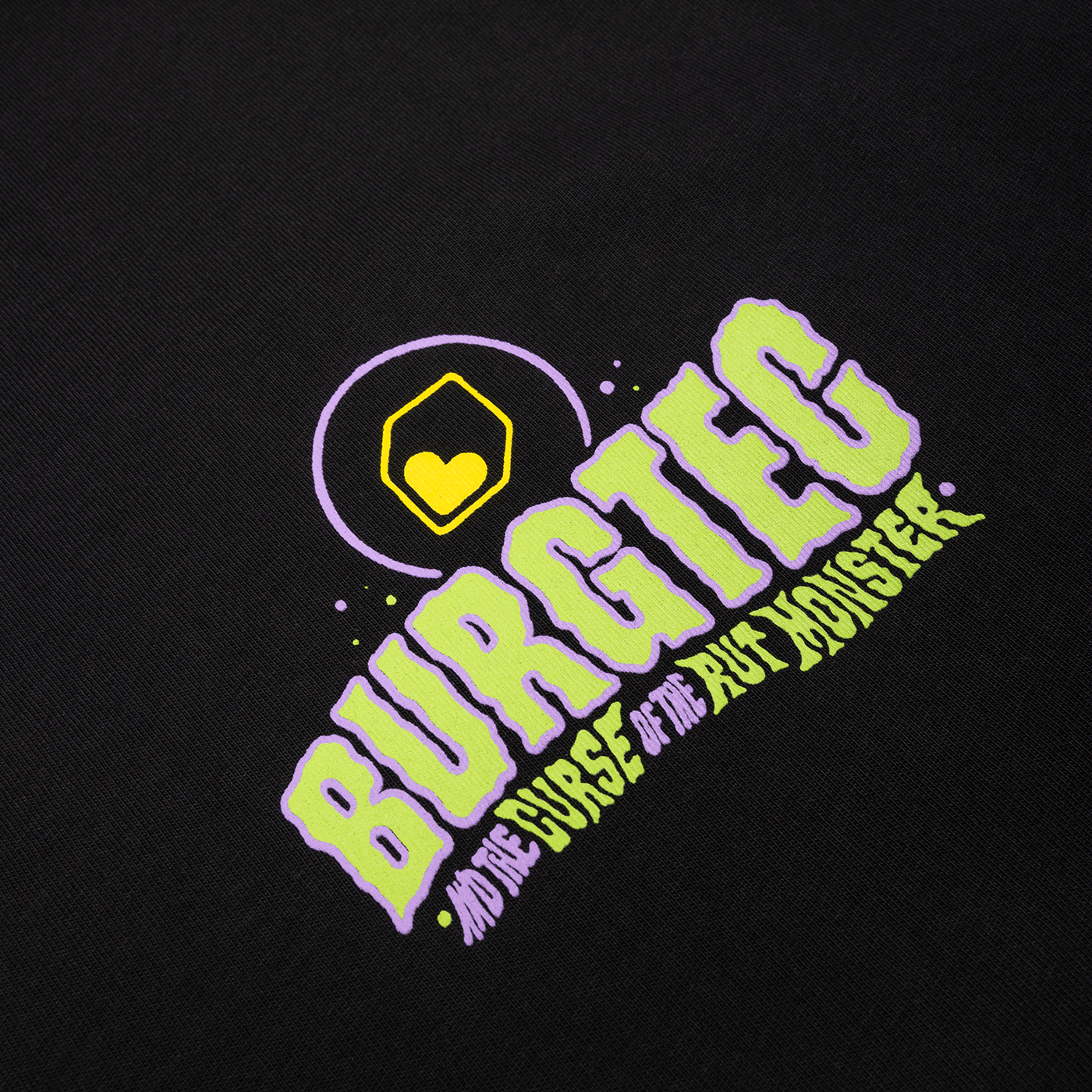 T-Shirt BURGTEC RUT MONSTER Noir