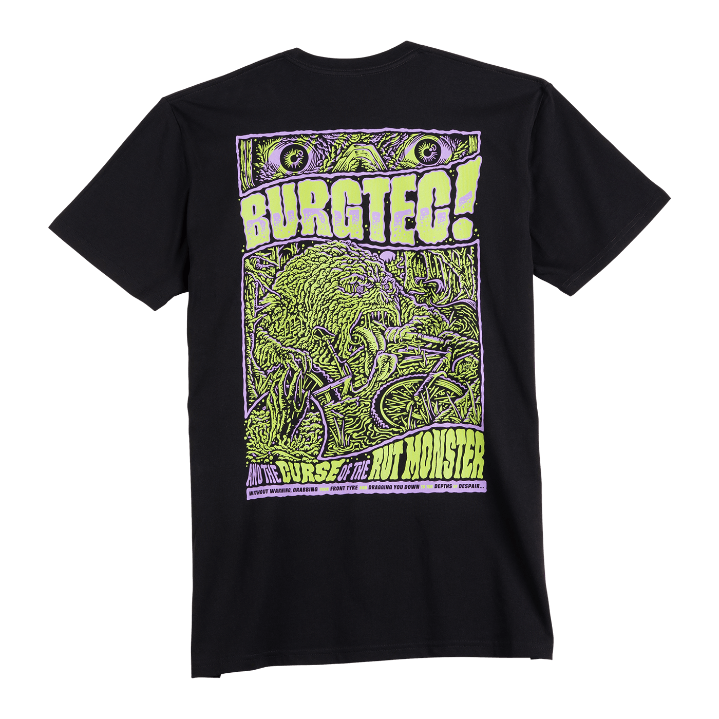 T-Shirt BURGTEC RUT MONSTER Noir