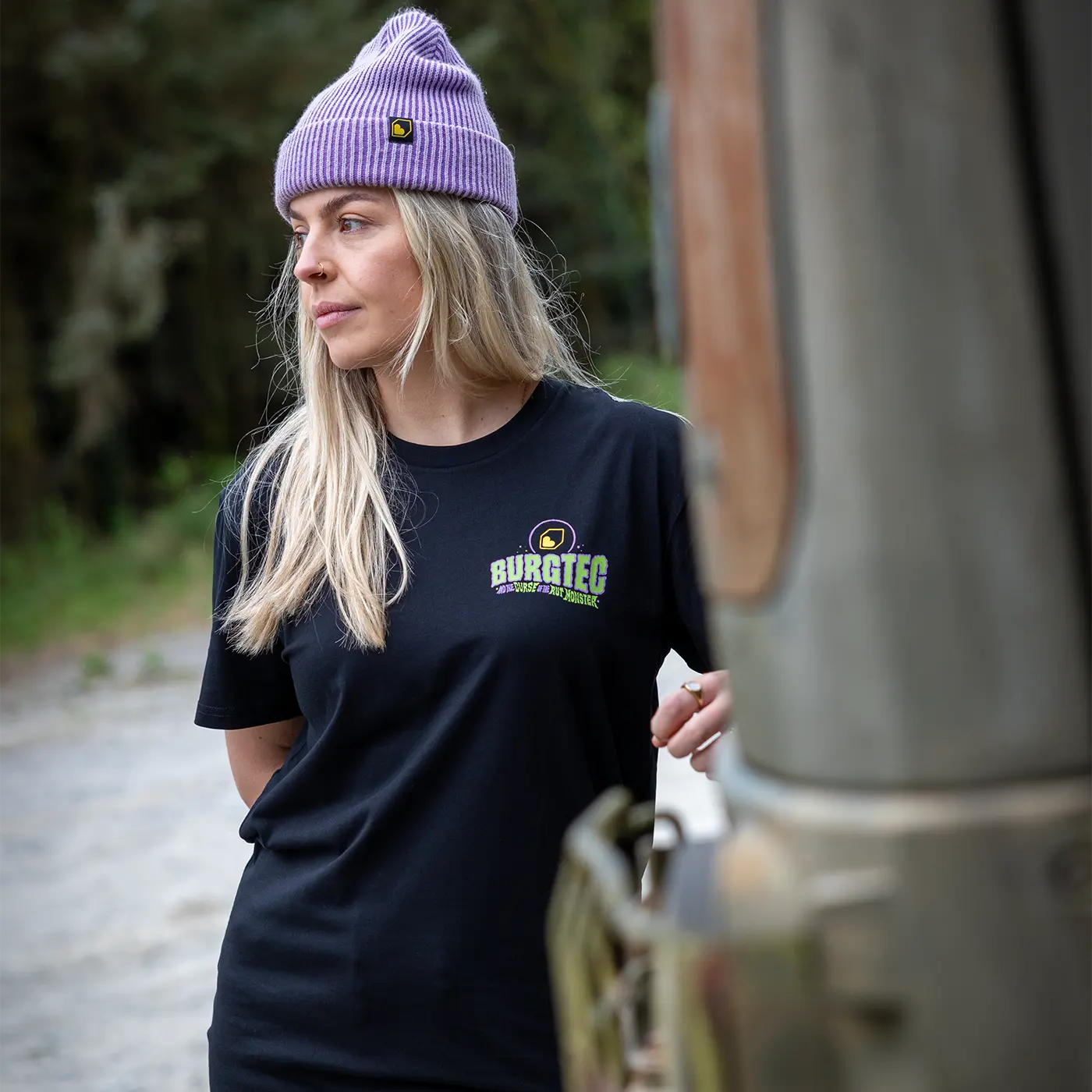 T-Shirt BURGTEC RUT MONSTER Noir