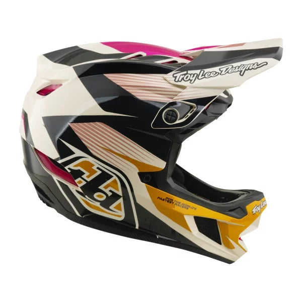 TROY LEE DESIGNS D4 POLYACRYLITE MIPS TURBO ACID Fuschia MTB-Hjelm