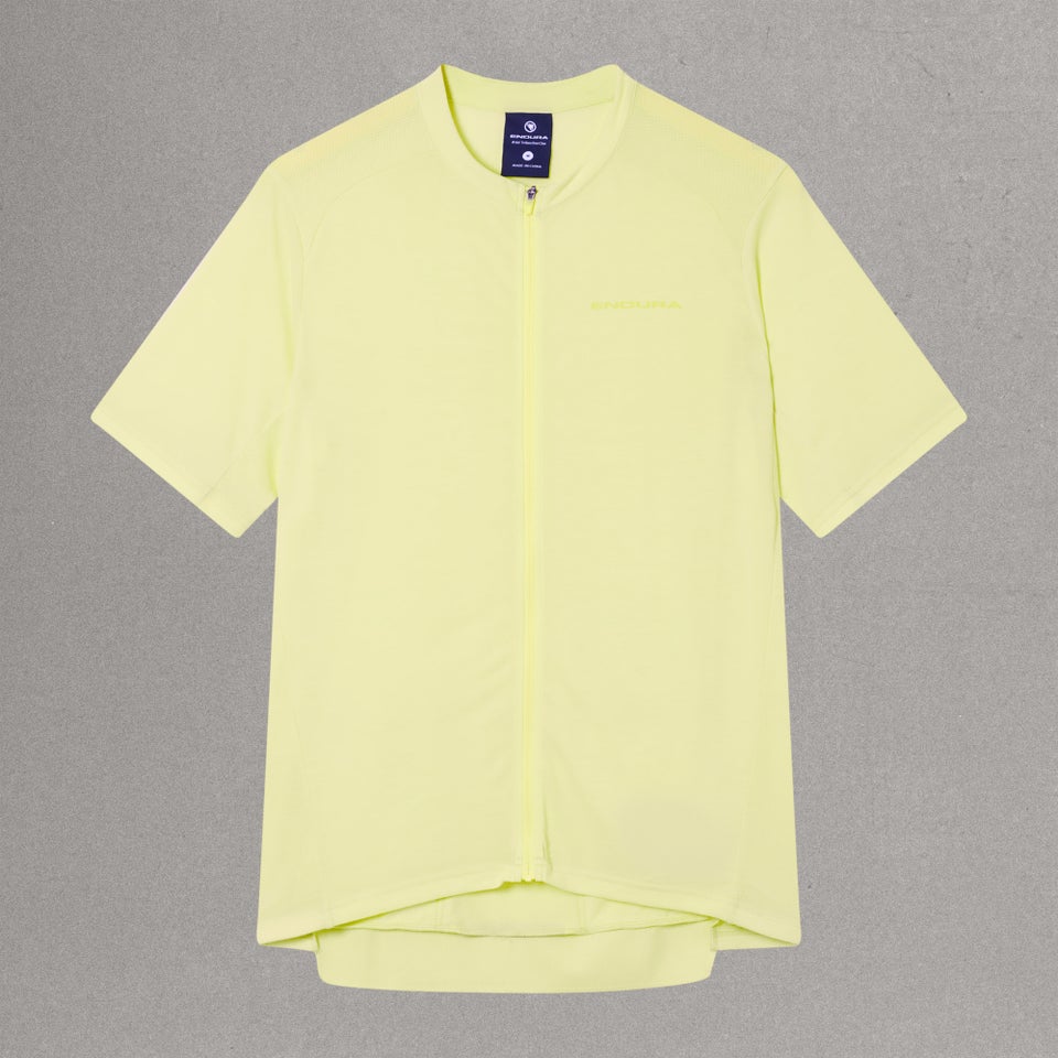 Maillot ENDURA LOOP ZIPPED Manches Courtes Oilseed