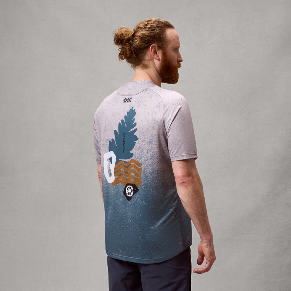 Trikot ENDURA SINGLETRACK PRINT Kurzarm Titanium