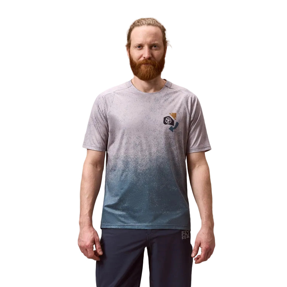 Trikot ENDURA SINGLETRACK PRINT Kurzarm Titanium