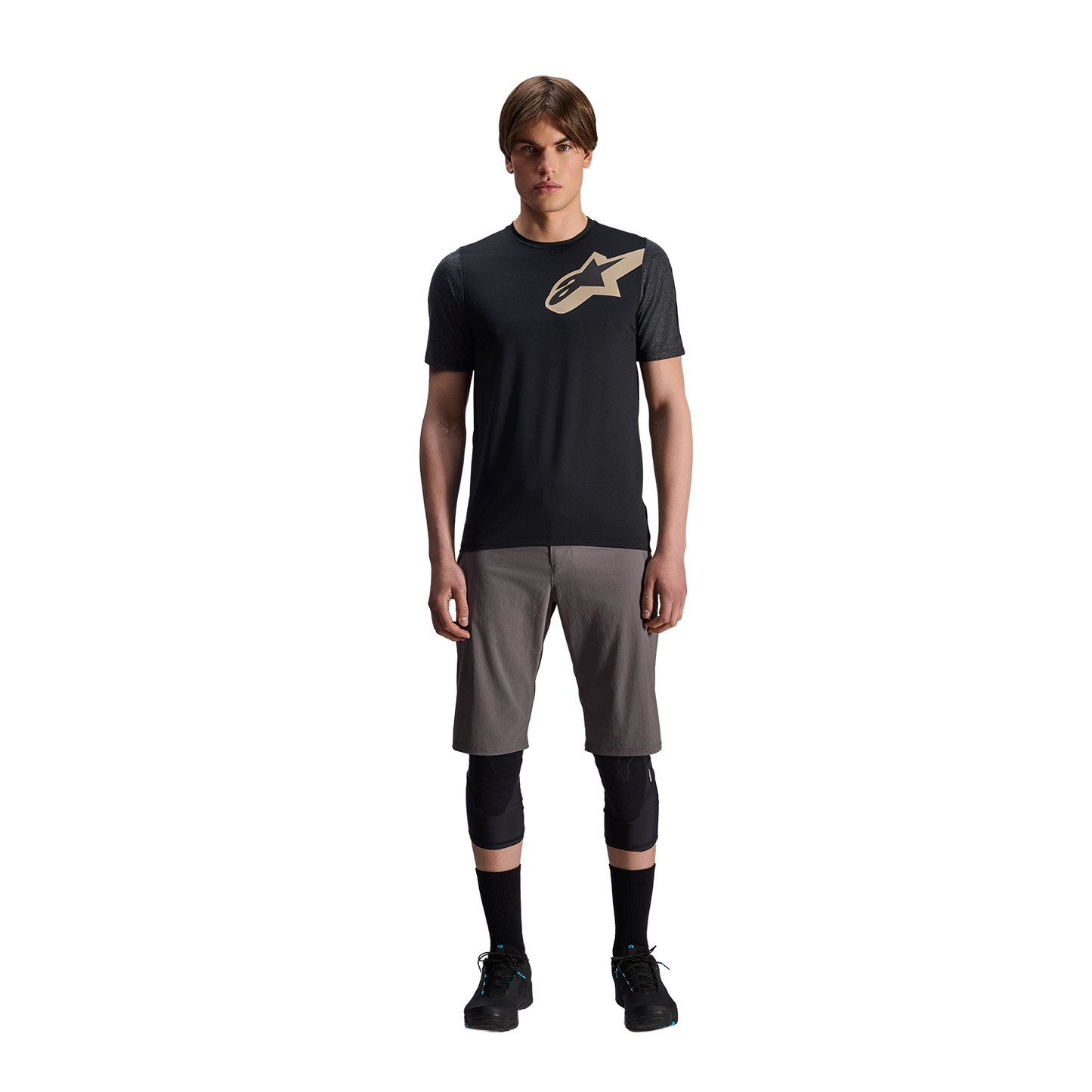 Maillot ALPINESTARS A-DURA LIPAN Manches Courtes Noir
