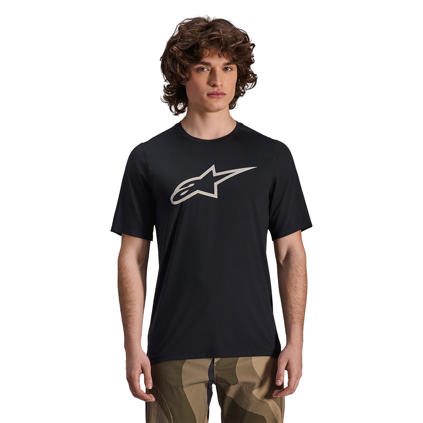 Trikot ALPINESTARS A-DURA ASTAR Kurzarm Schwarz