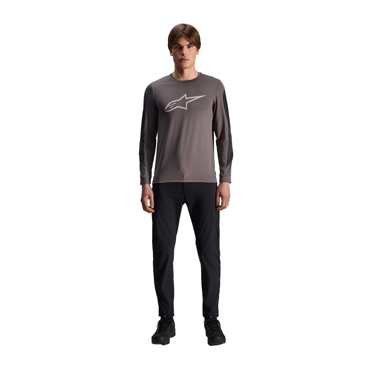 Tröja ALPINESTARS A-DURA INSET ASTAR Långa Ärmar Grå