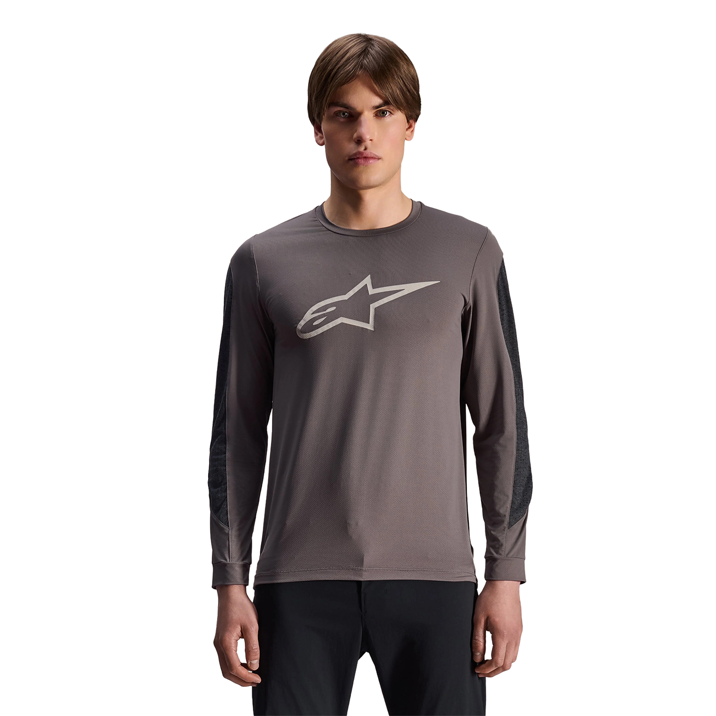 Tröja ALPINESTARS A-DURA INSET ASTAR Långa Ärmar Grå