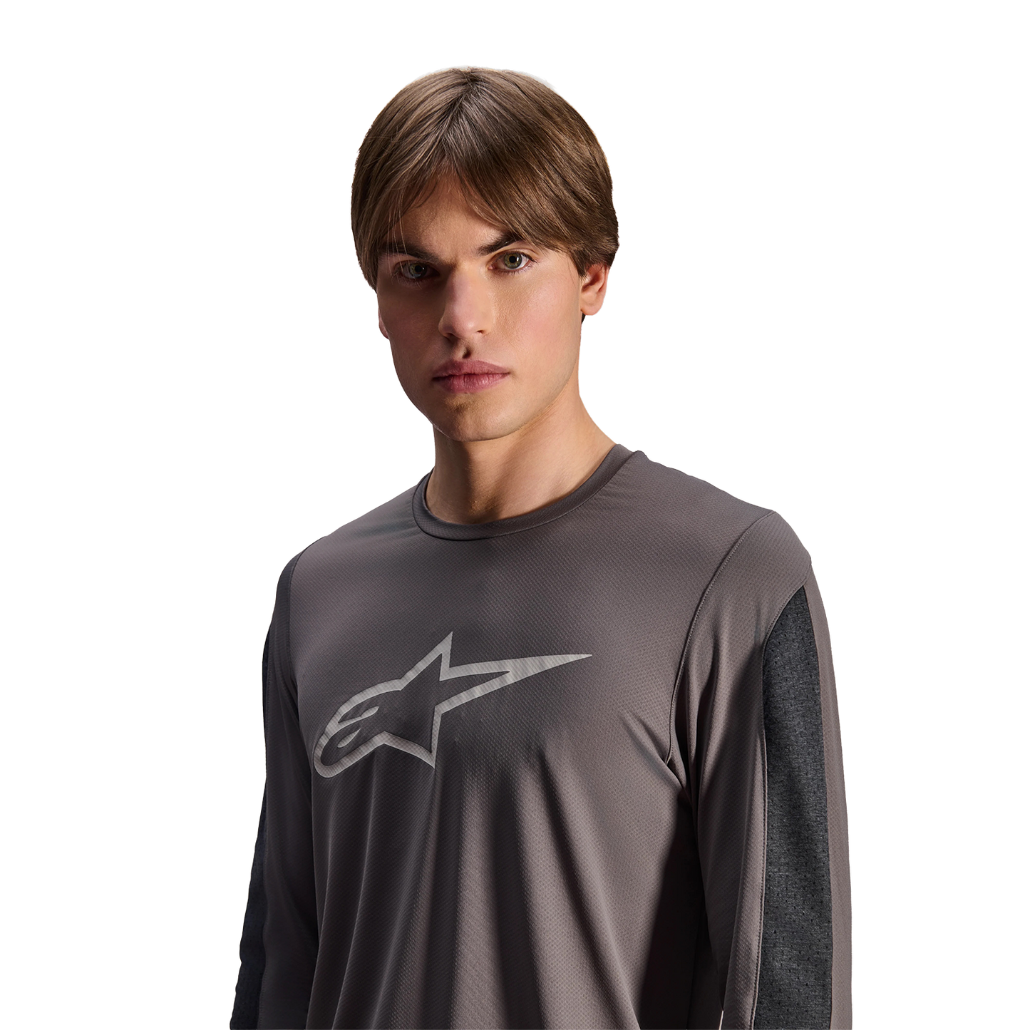 Tröja ALPINESTARS A-DURA INSET ASTAR Långa Ärmar Grå