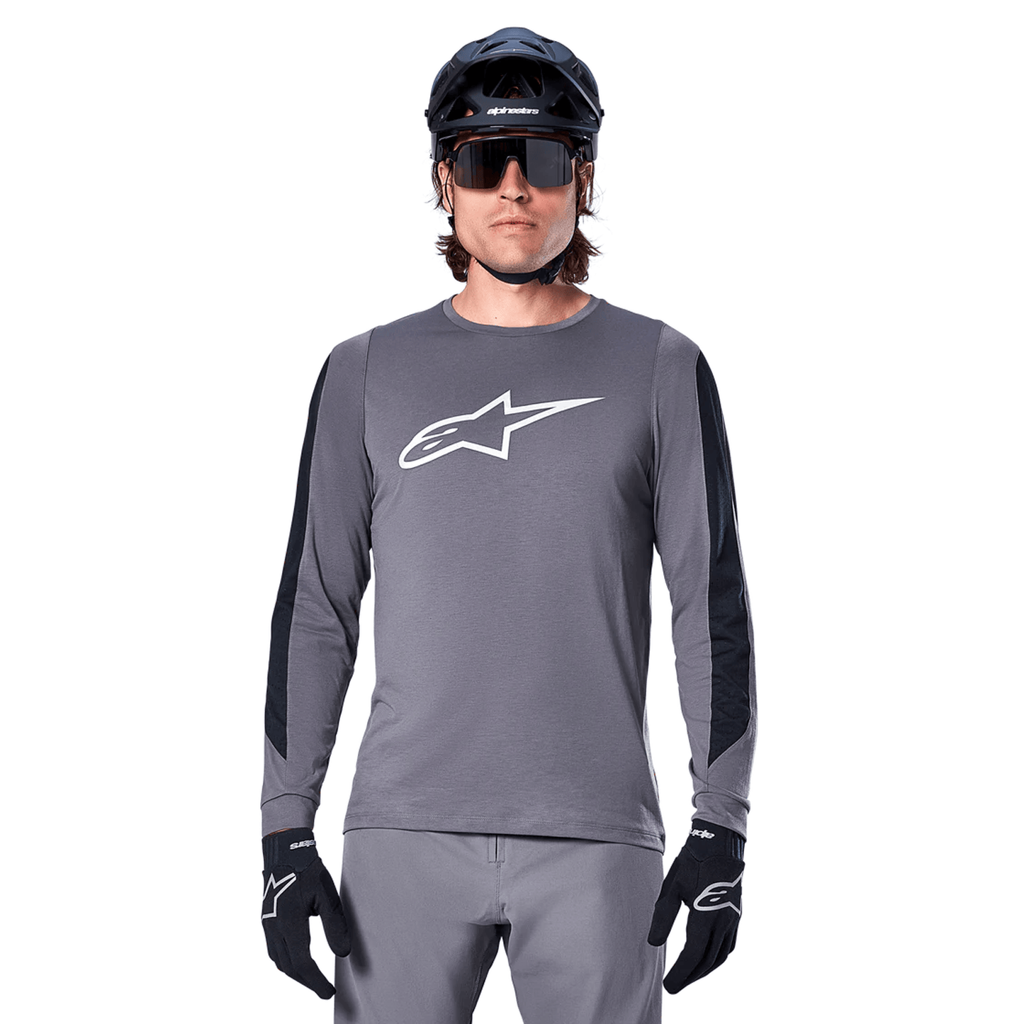 ALPINESTARS A-DURA DRI ASTAR Long Sleeve Jersey Dark Grey