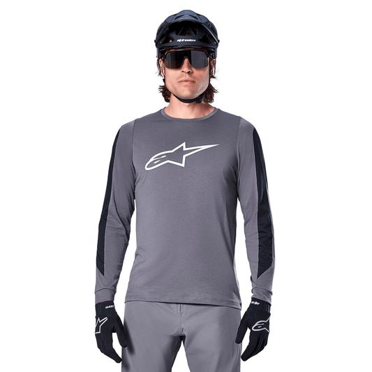 Shirt ALPINESTARS A-DURA DRI ASTAR Lange Mouwen Donkergrijs