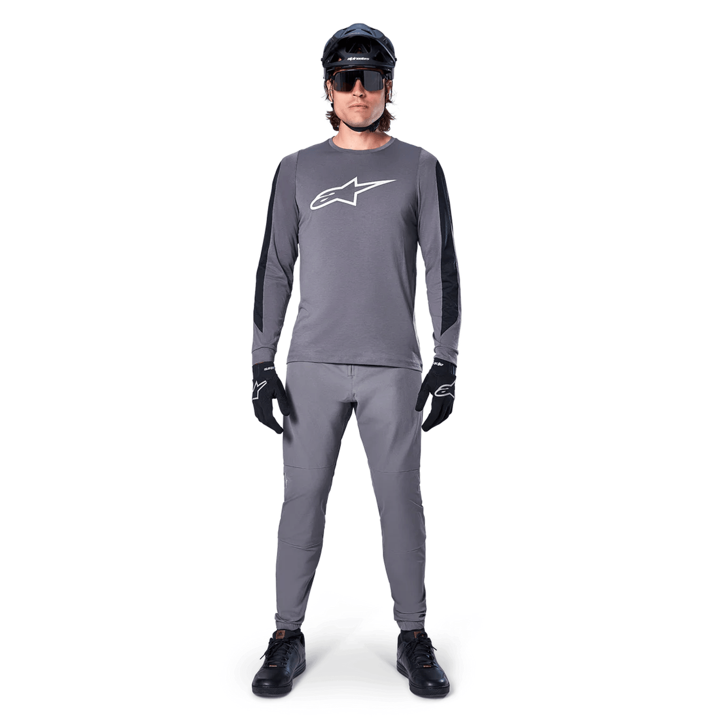 ALPINESTARS A-DURA DRI ASTAR Long Sleeve Jersey Dark Grey