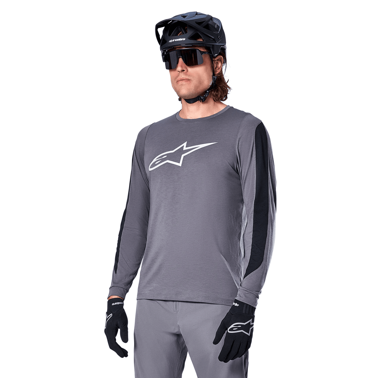 ALPINESTARS A-DURA DRI ASTAR Long Sleeve Jersey Dark Grey